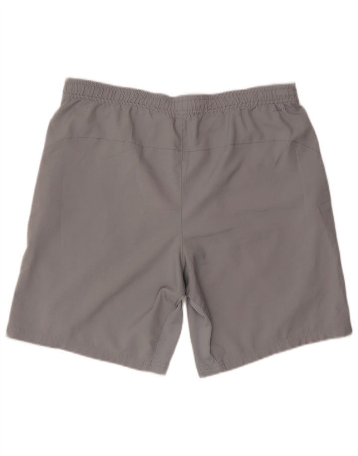 Pantalones cortos deportivos Nike Dri Fit para hombre Poliéster gris medio