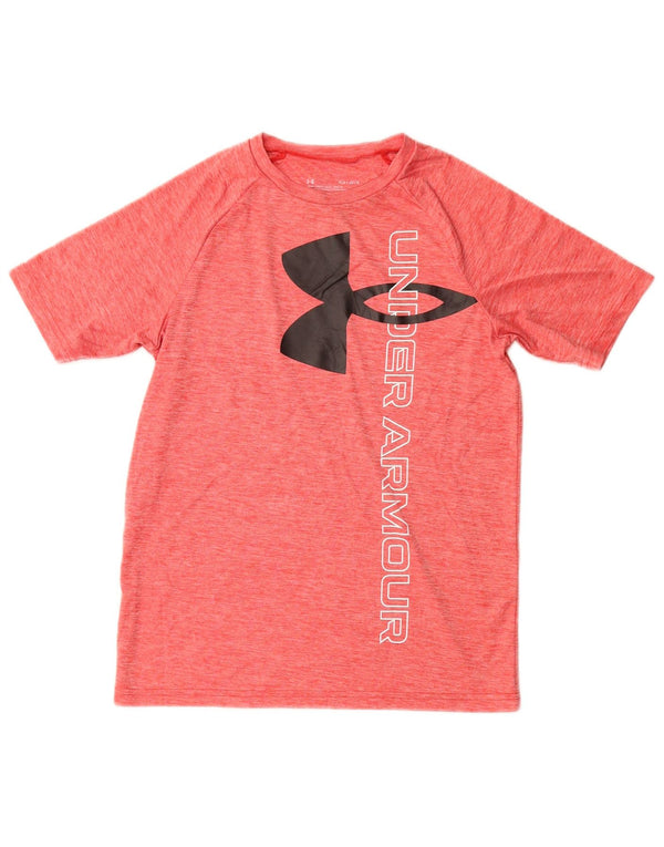 UNDER ARMOUR Camiseta gráfica Heat Gear para niños 11-12 años Grande Rojo