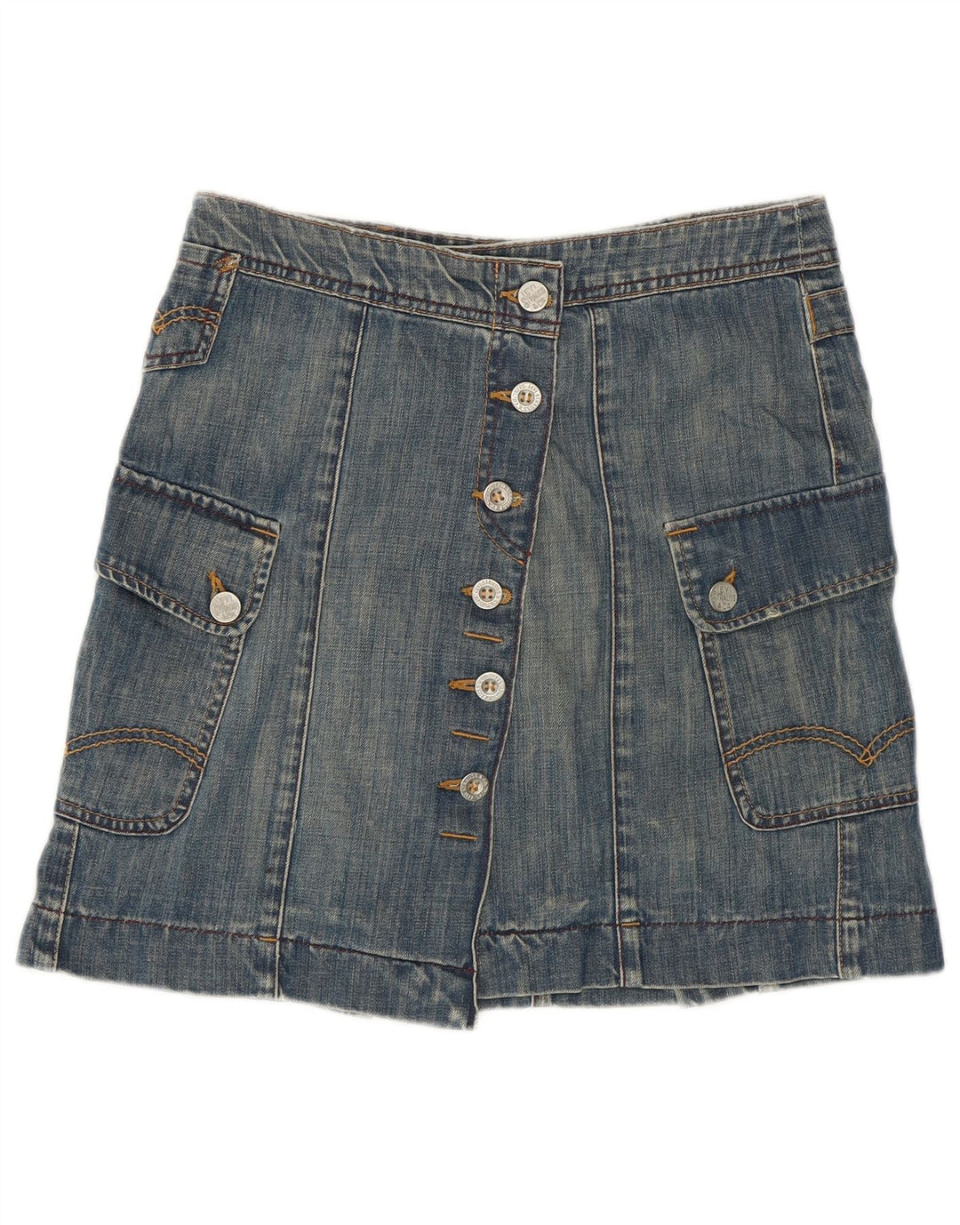 LEVI'S Falda Vaquera Mujer Pequeña W28 Algodón Azul