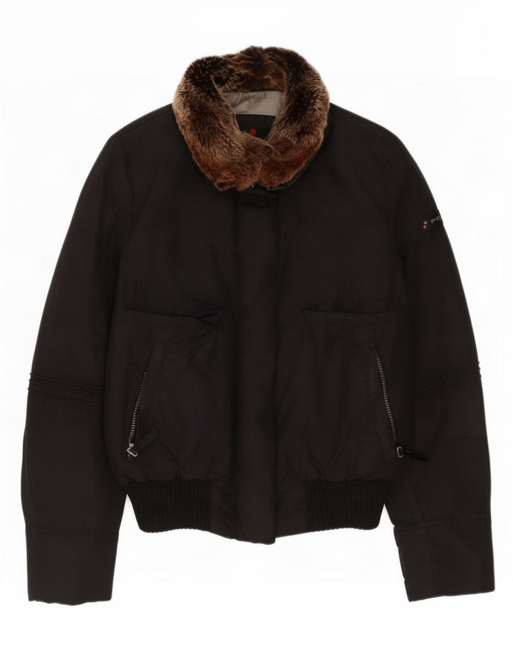 PEUTEREY Chaqueta acolchada para mujer IT 46 Large Poliamida negra