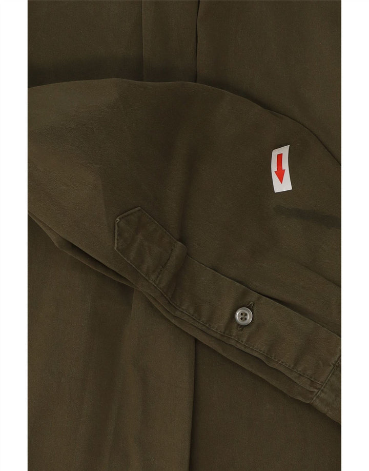 Murphy & Nye Camisa Heritage para Hombre Algodón Caqui Mediano