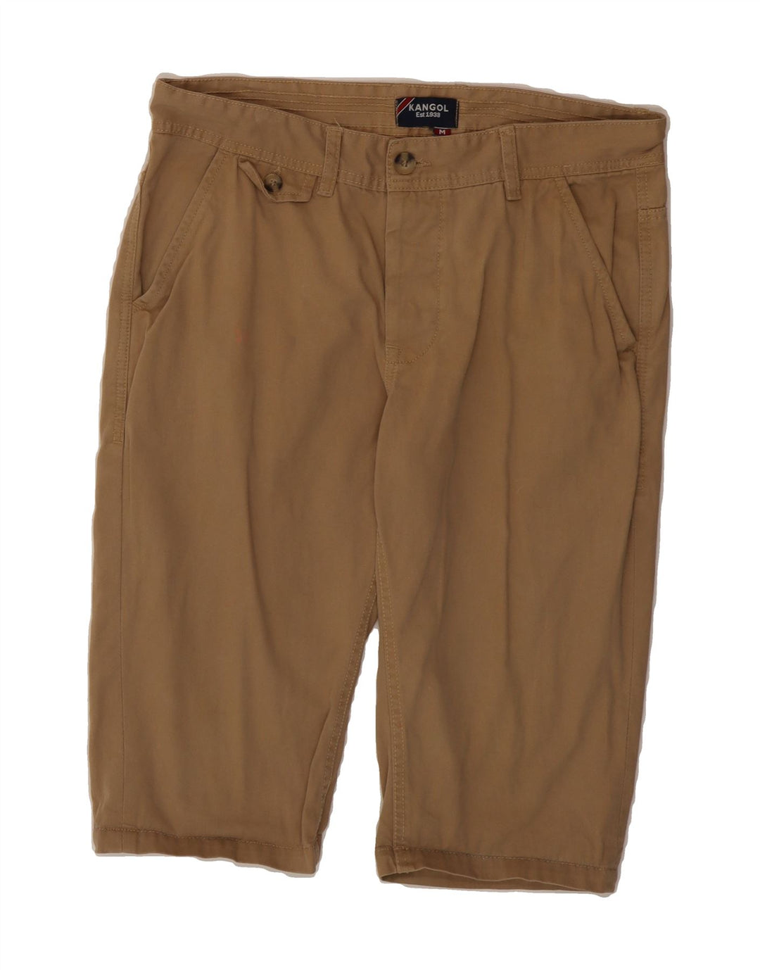 KANGOL Mens Bermuda Shorts Medium W32 Brown Cotton Vintage Kangol and Second-Hand Kangol from Messina Hembry 