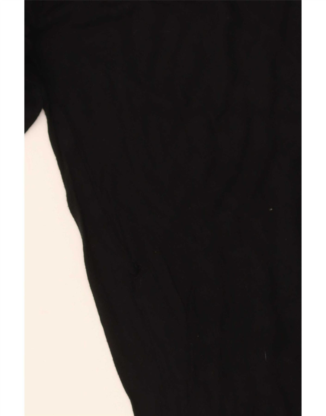 Zara Mujer Patrón Abstracto Top Manga Larga UK 46 Grande Negro