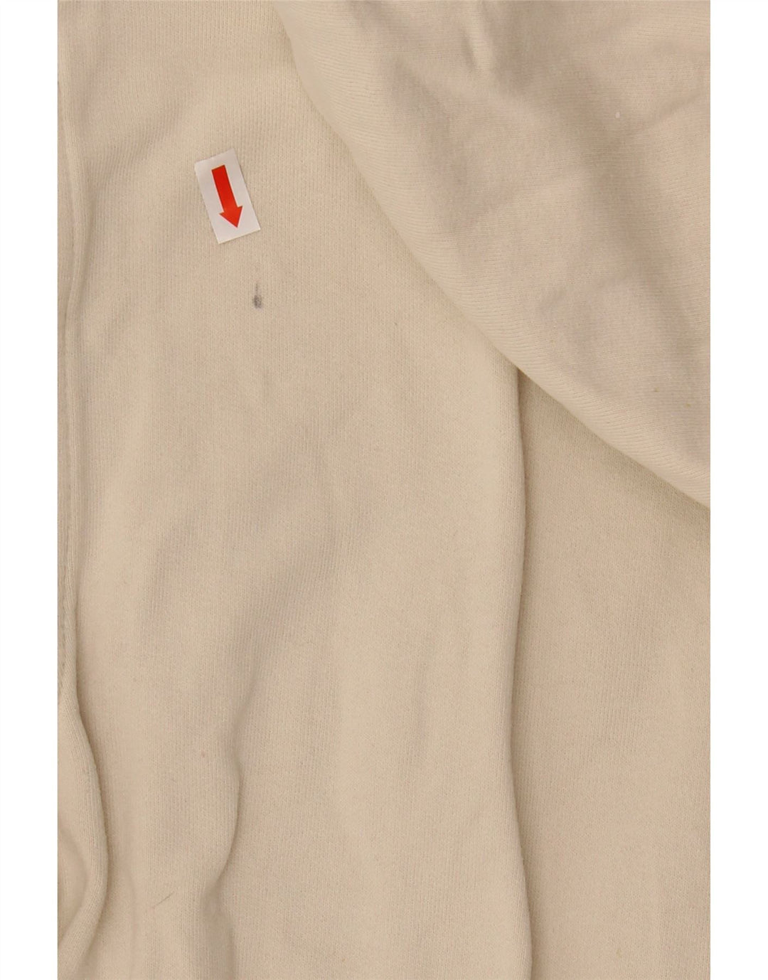 KAPPA - Sudadera con capucha para mujer, diseño gráfico, talla 40, tamaño mediano, algodón blanco roto