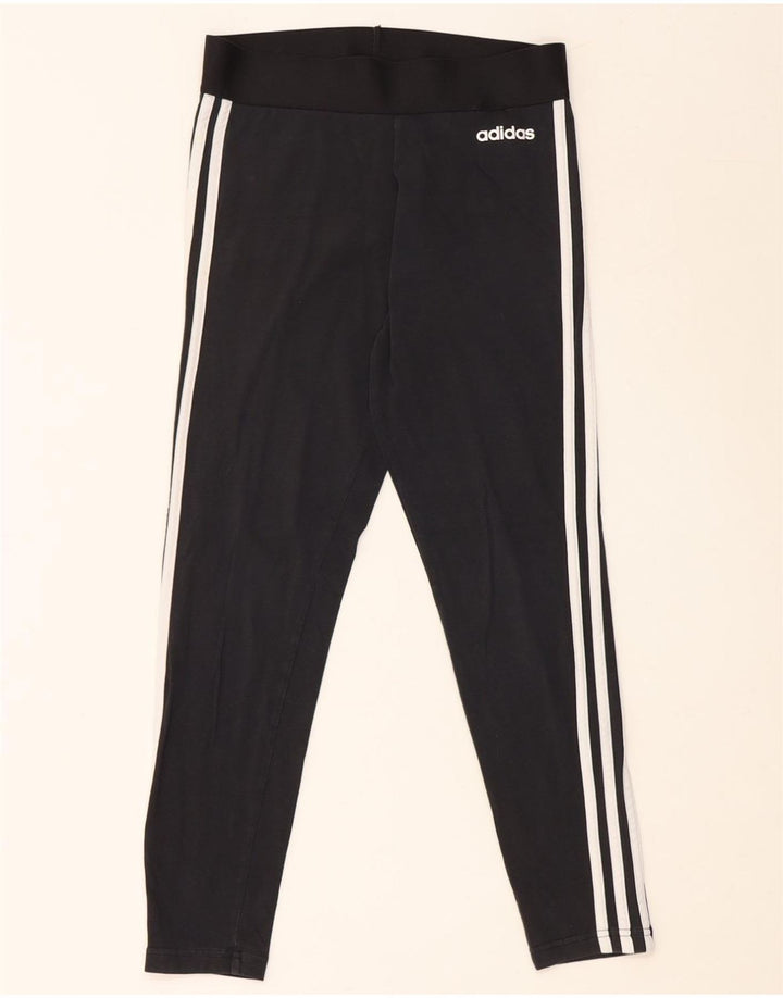 Leggings ADIDAS para mujer Reino Unido 10 Pequeño Algodón negro