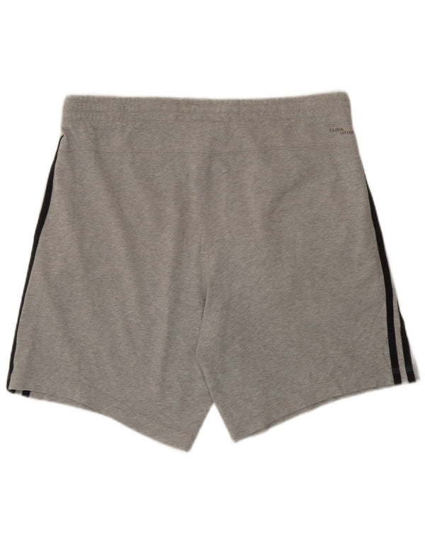 Adidas Mens Climalite Sport Shorts Pequeño Gris Algodón