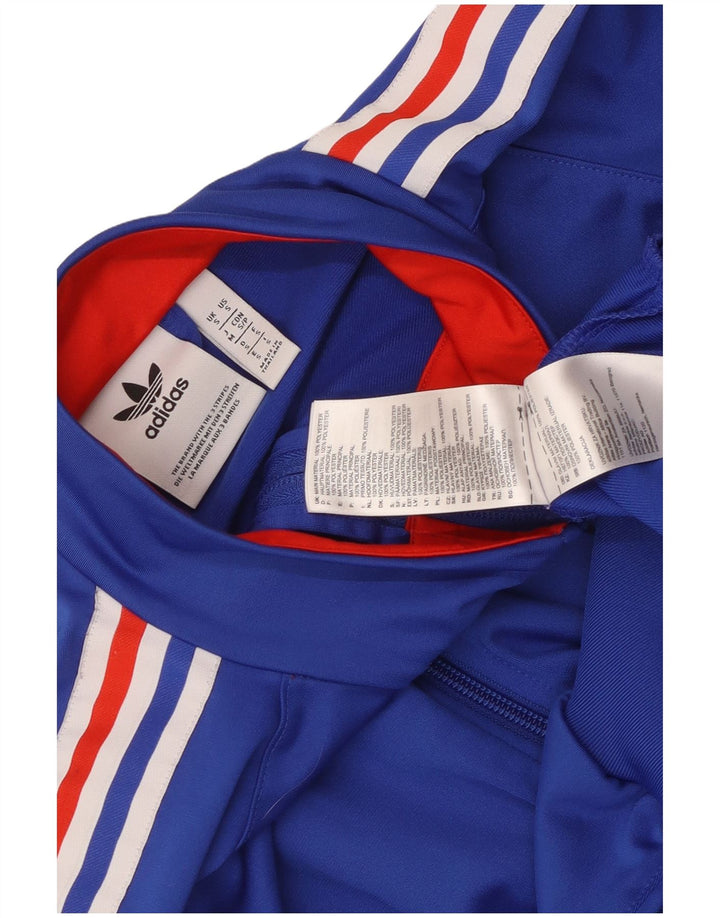 Adidas Hombre Chándal Top Jacket Small Azul Colorblock Poliéster