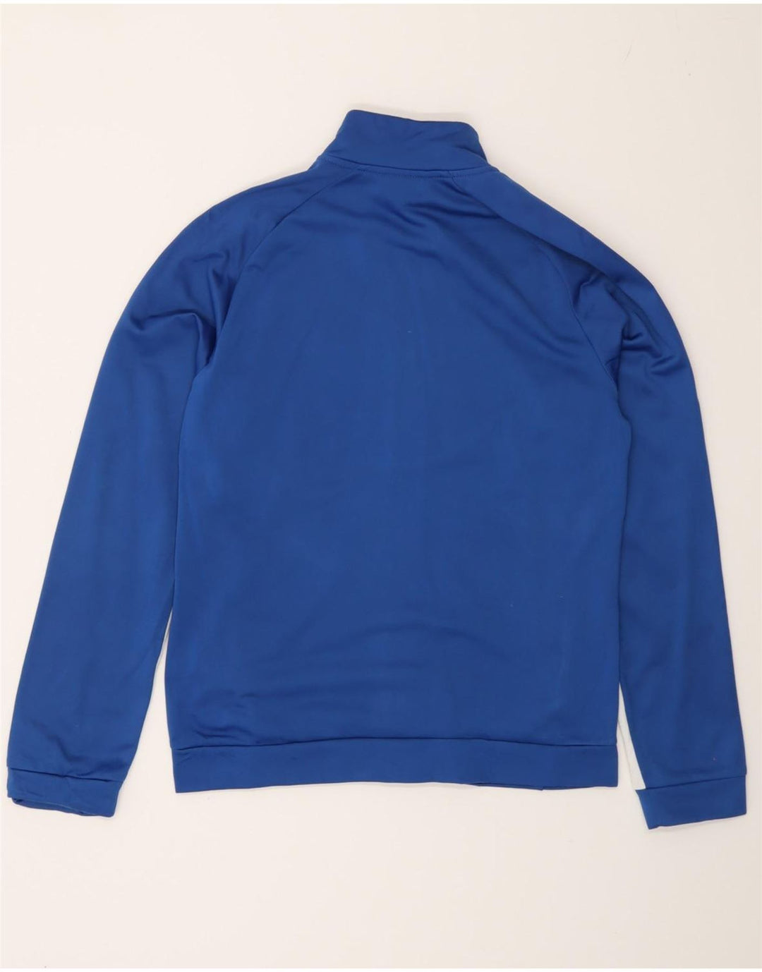 PUMA Boys Graphic Tracksuit Top Jacket 13-14 Years Blue Colourblock