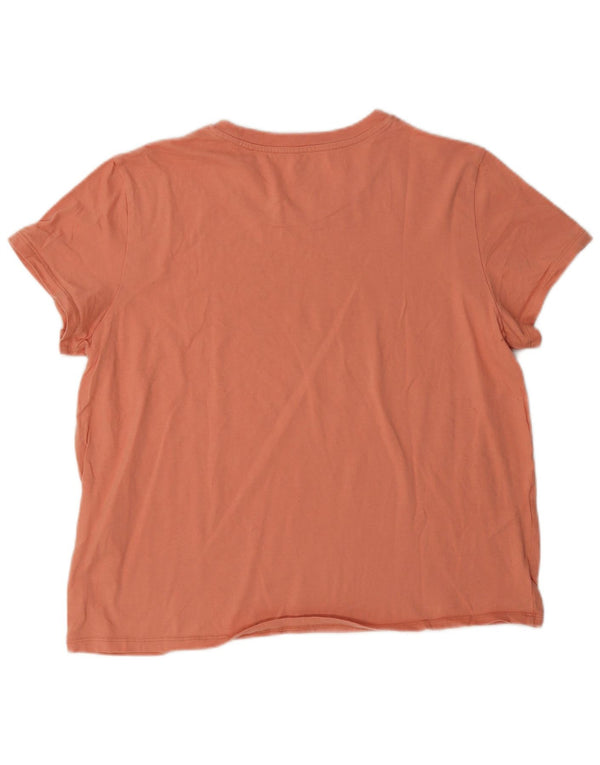 Levi's Camiseta gráfica para mujer Top UK 18 XL Algodón rosa