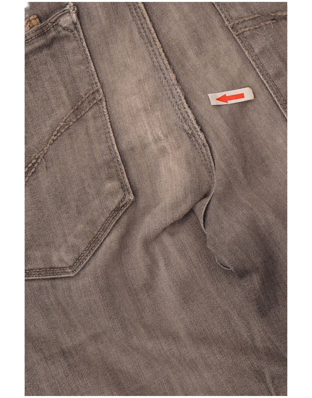 ALVIERO MARTINI Vaqueros ajustados para hombre W33 L31 Algodón gris