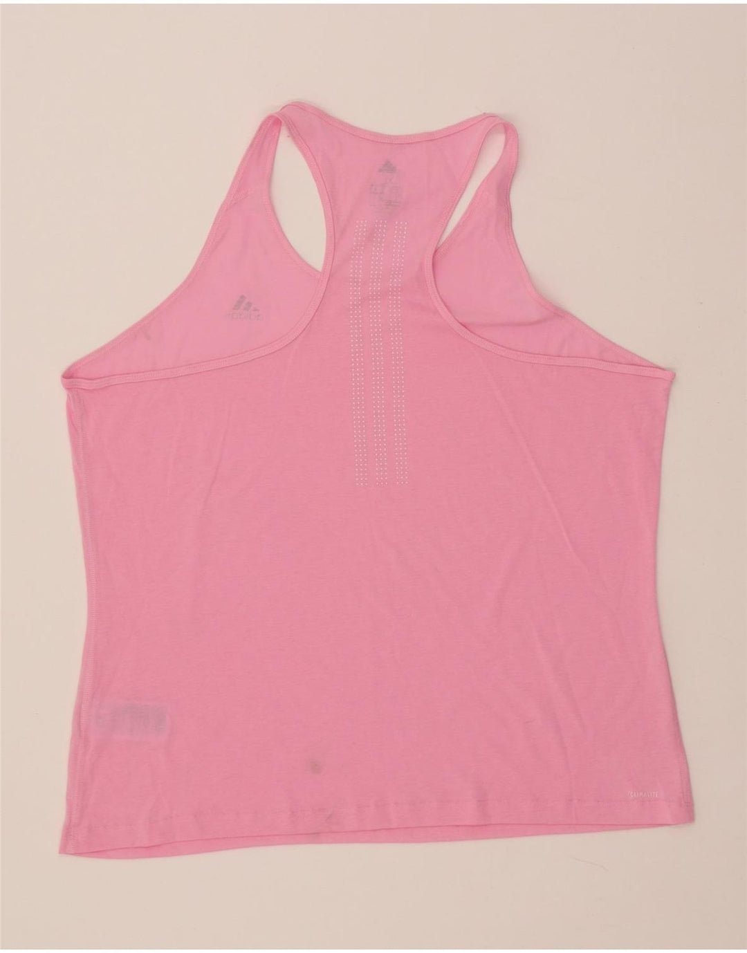 ADIDAS Mujer Climalite Chaleco Top UK 20/22 XL Rosa Poliéster