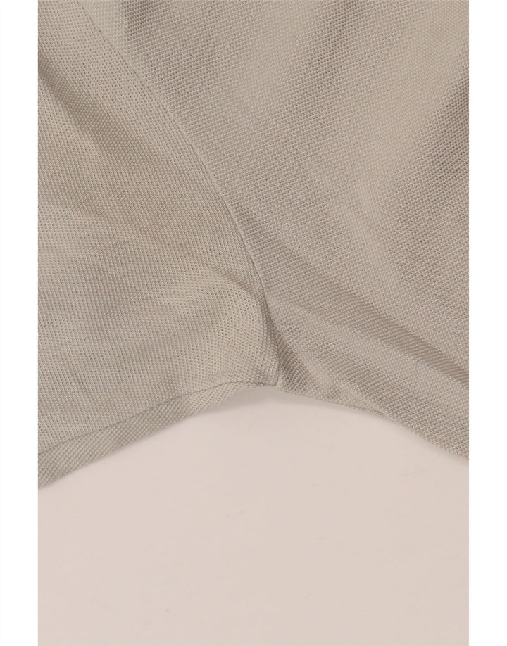 LACOSTE Polo para hombre talla 5 grande algodón gris