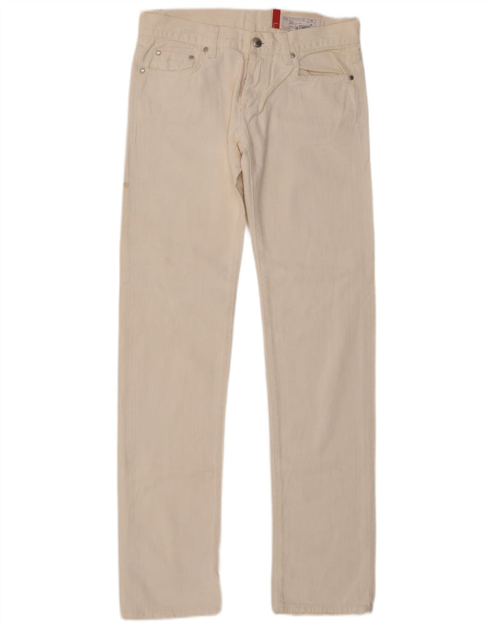 Vaqueros ajustados para mujer Gap W28 L34 Algodón blanco roto