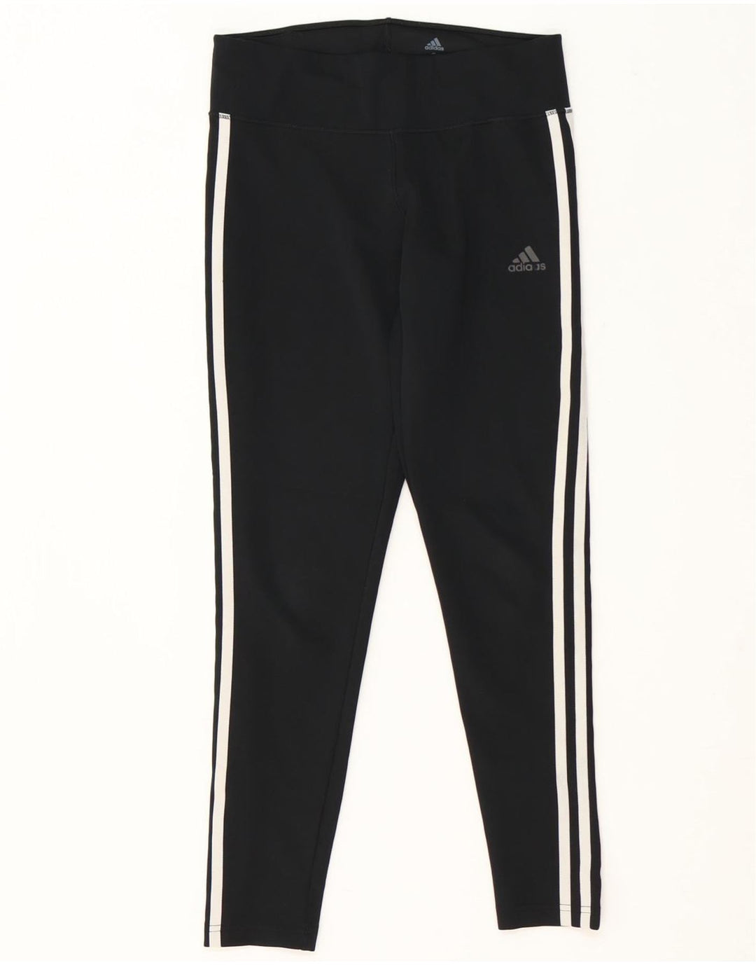 ADIDAS Womens Climalite Leggings UK 8/10 Small  Black Polyester Vintage Adidas and Second-Hand Adidas from Messina Hembry 