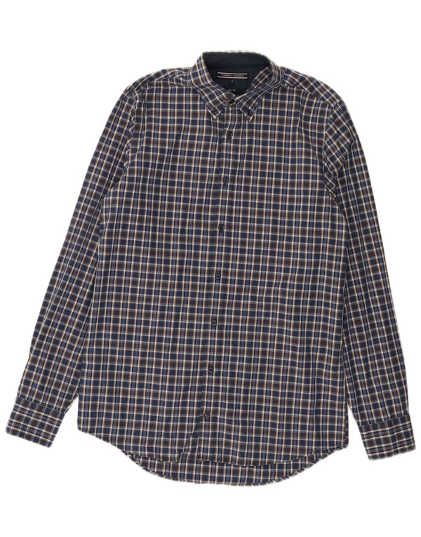 Camisa Tommy Hilfiger Hombre Slim Fit Cuadros Azul Medio