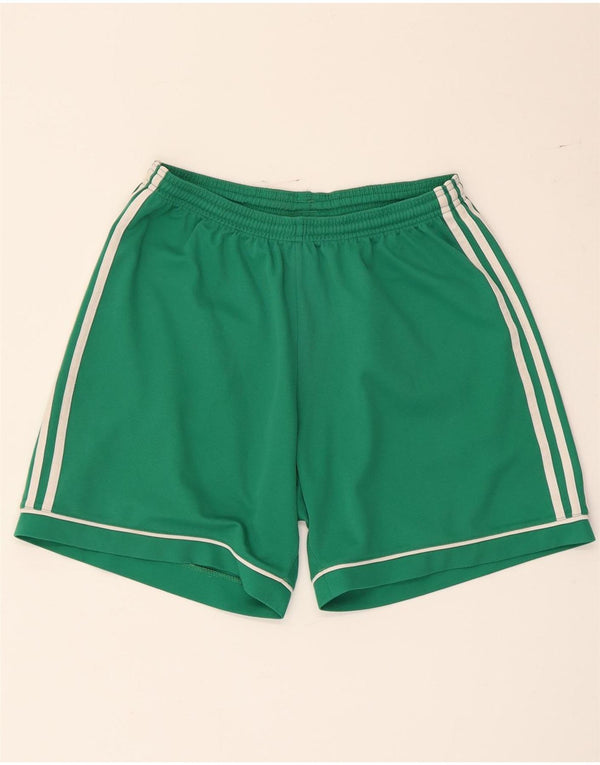 Pantalones cortos deportivos Adidas Climalite para hombre Poliéster verde medio