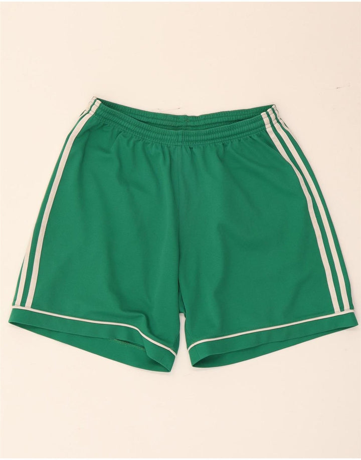 Pantalones cortos deportivos Adidas Climalite para hombre Poliéster verde medio