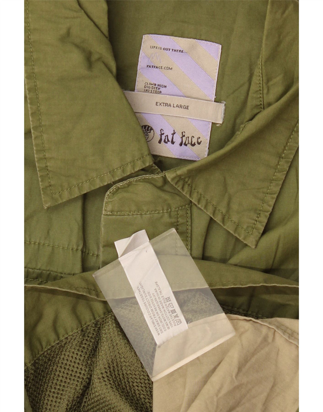 Chaqueta utilitaria para hombre Fat Face UK 42 XL Algodón verde