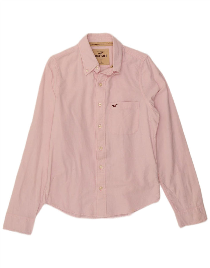 Camisa Hollister Hombre Small Rosa Algodón