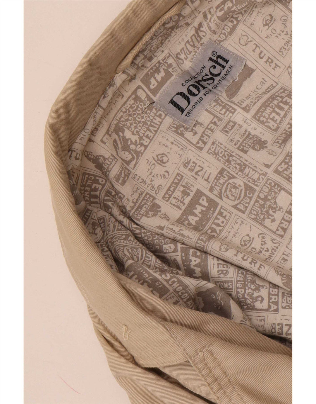 Vintage hombres gabardina Reino Unido 38 Medio Beige
