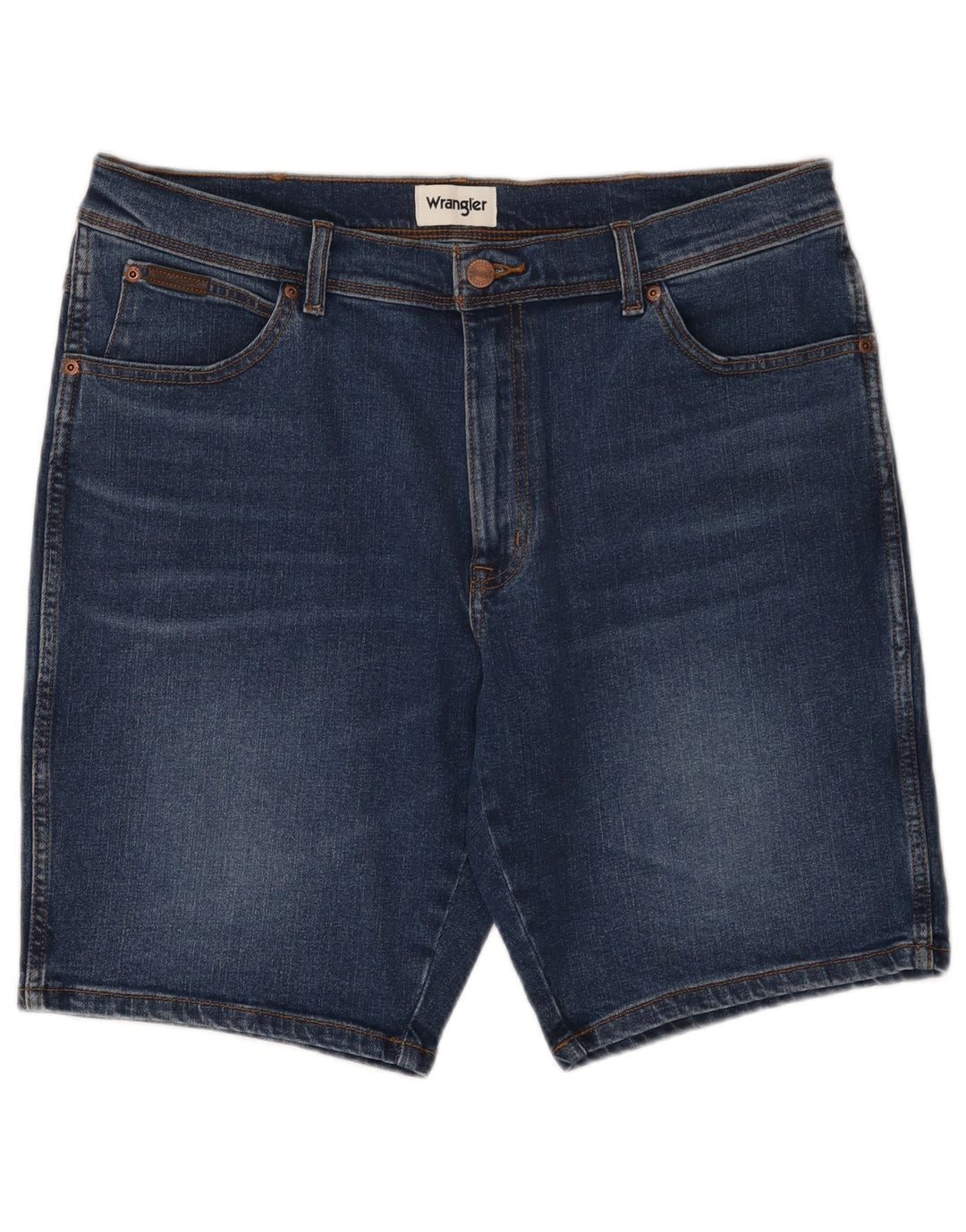 Wrangler Pantalones cortos de mezclilla para hombre W36 Large Azul marino Algodón