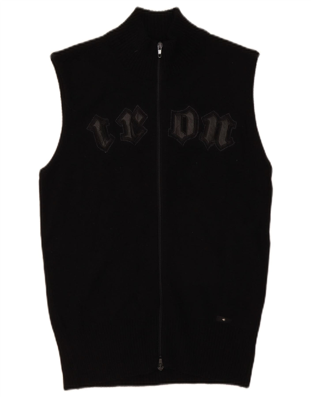 Energie Suéter Cárdigan Sin Mangas para Mujer Reino Unido 12 Medio Negro Acrílico