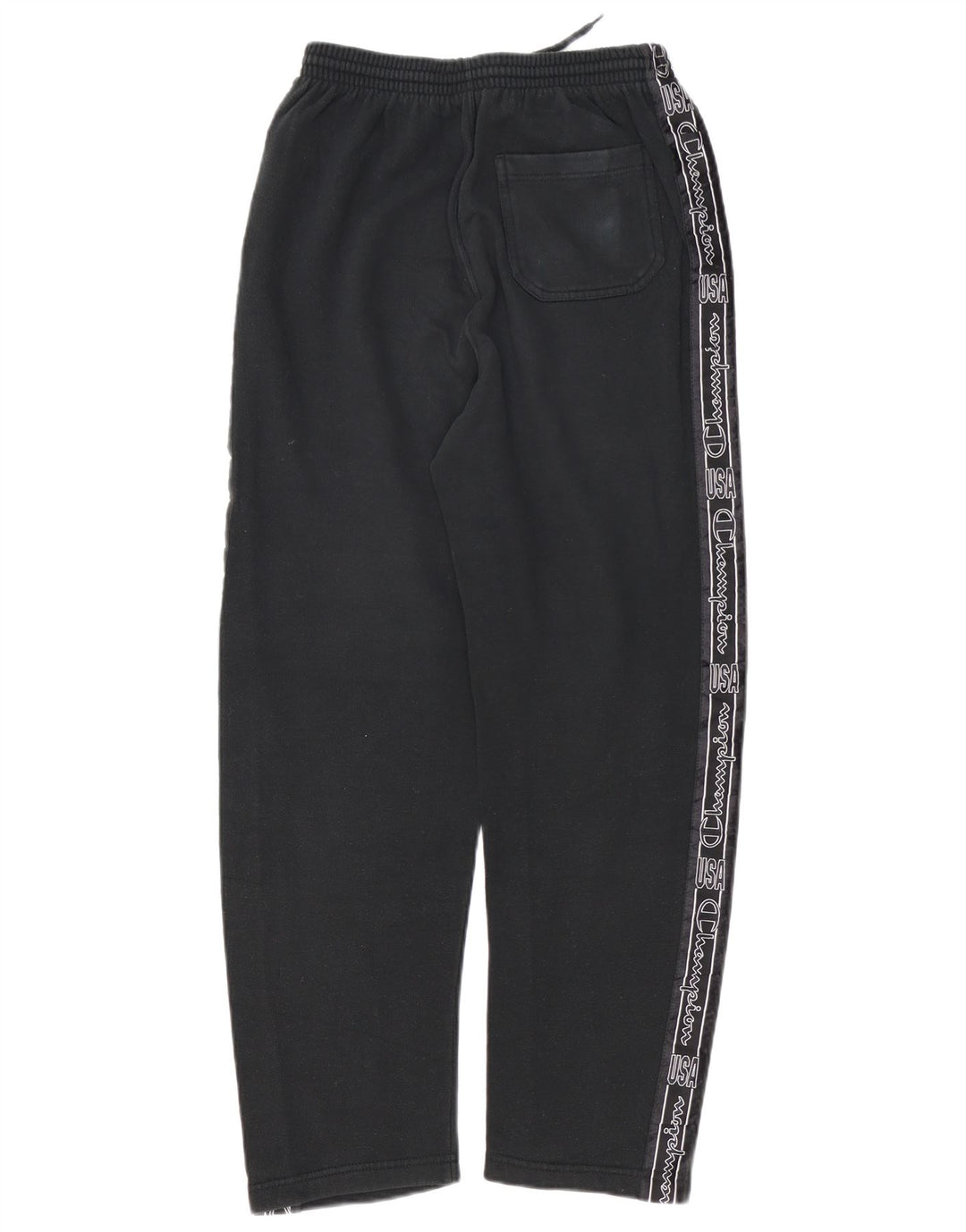 CHAMPION Pantalones de chándal con estampado gráfico para hombre Algodón negro mediano