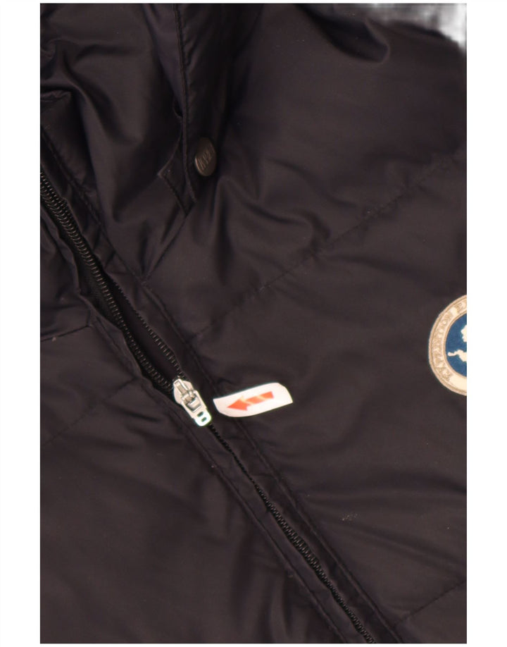 Napapijri Chaqueta acolchada con capucha para hombre UK 38 Medium Black