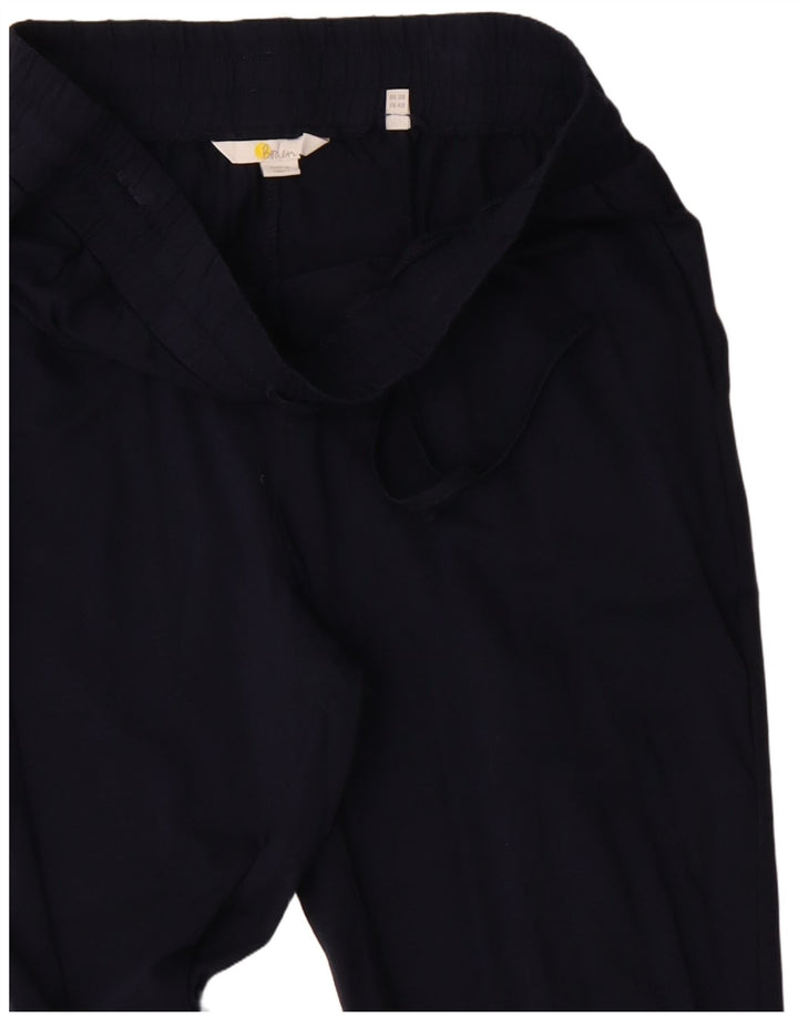 BODEN Pantalones de chándal para mujer Joggers UK 12 Medium Azul marino Algodón