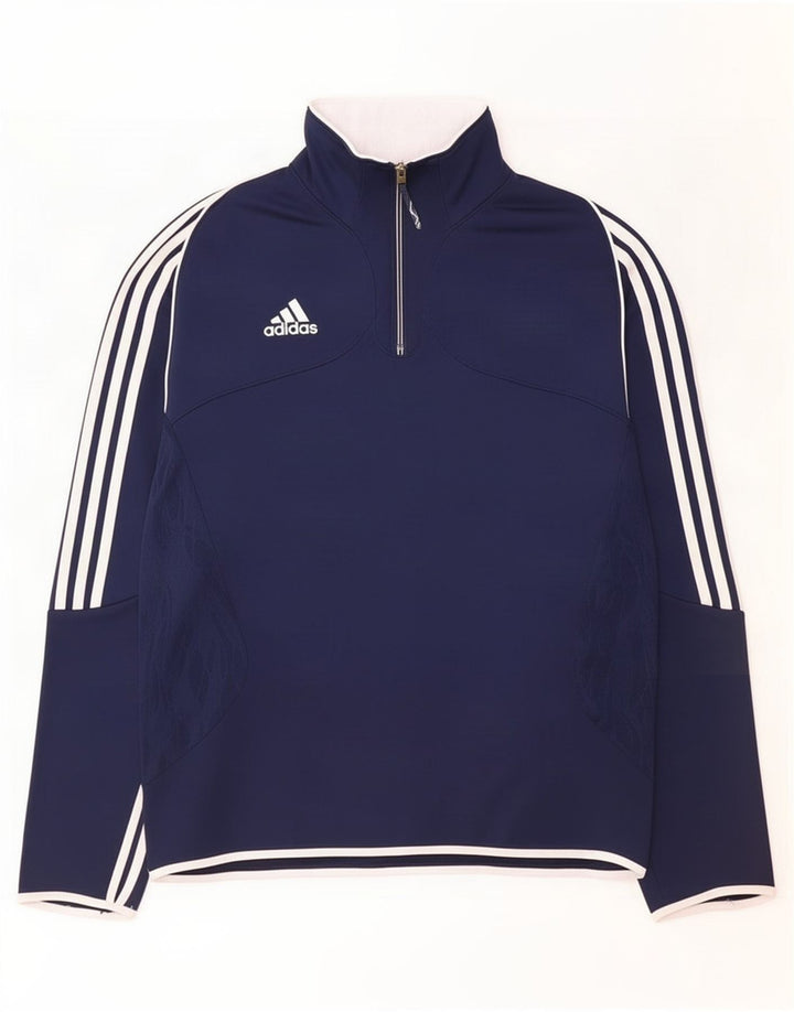 Adidas - Chaqueta de chándal para hombre, talla 44/46, color azul marino