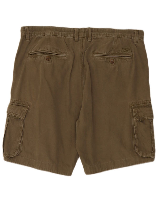 Weird Fish Pantalones cortos cargo para hombre W38 XL Algodón caqui