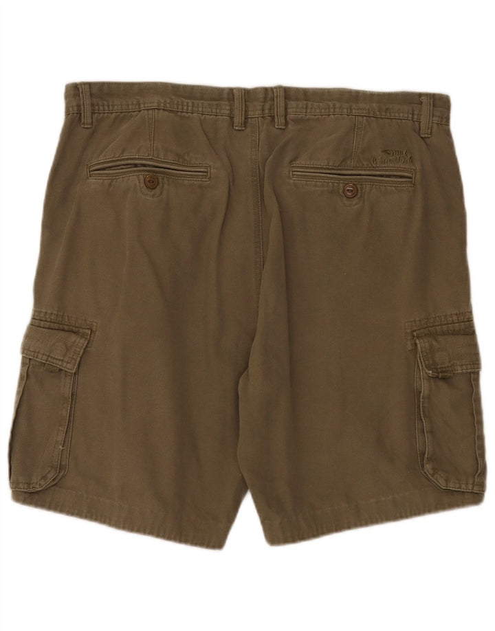 Weird Fish Pantalones cortos cargo para hombre W38 XL Algodón caqui