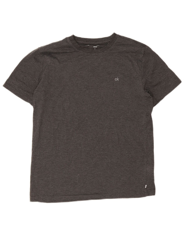 Calvin Klein Mens T-Shirt Top Medium Grey Polyester
