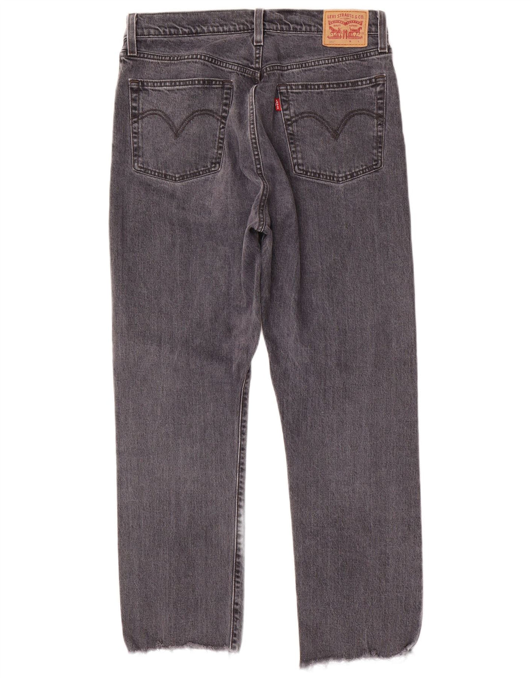 LEVI'S Jeans rectos 501 para hombre W31 L28 Algodón gris