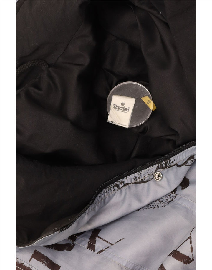 TACTEL Chaqueta anorak gráfica para hombre UK 48 4XL Poliamida azul