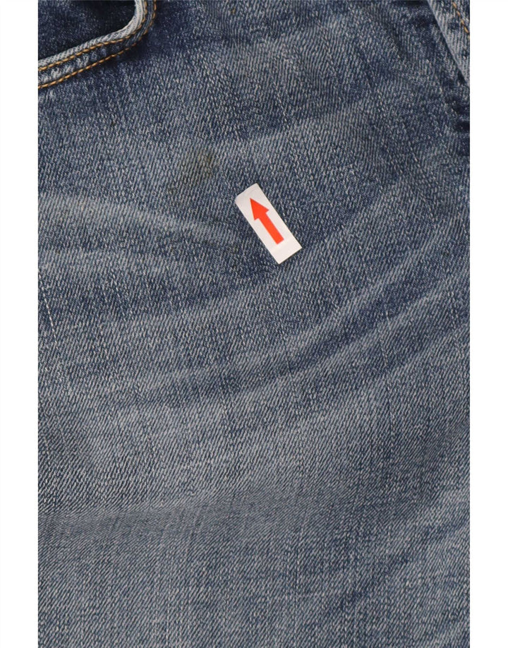 Roy Rogers Vaqueros rectos para hombre W34 L32 Algodón azul