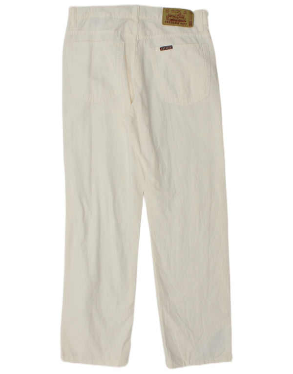 Carrera Mens 700 pantalones casuales rectos IT 46 Small W31 L28 Off White