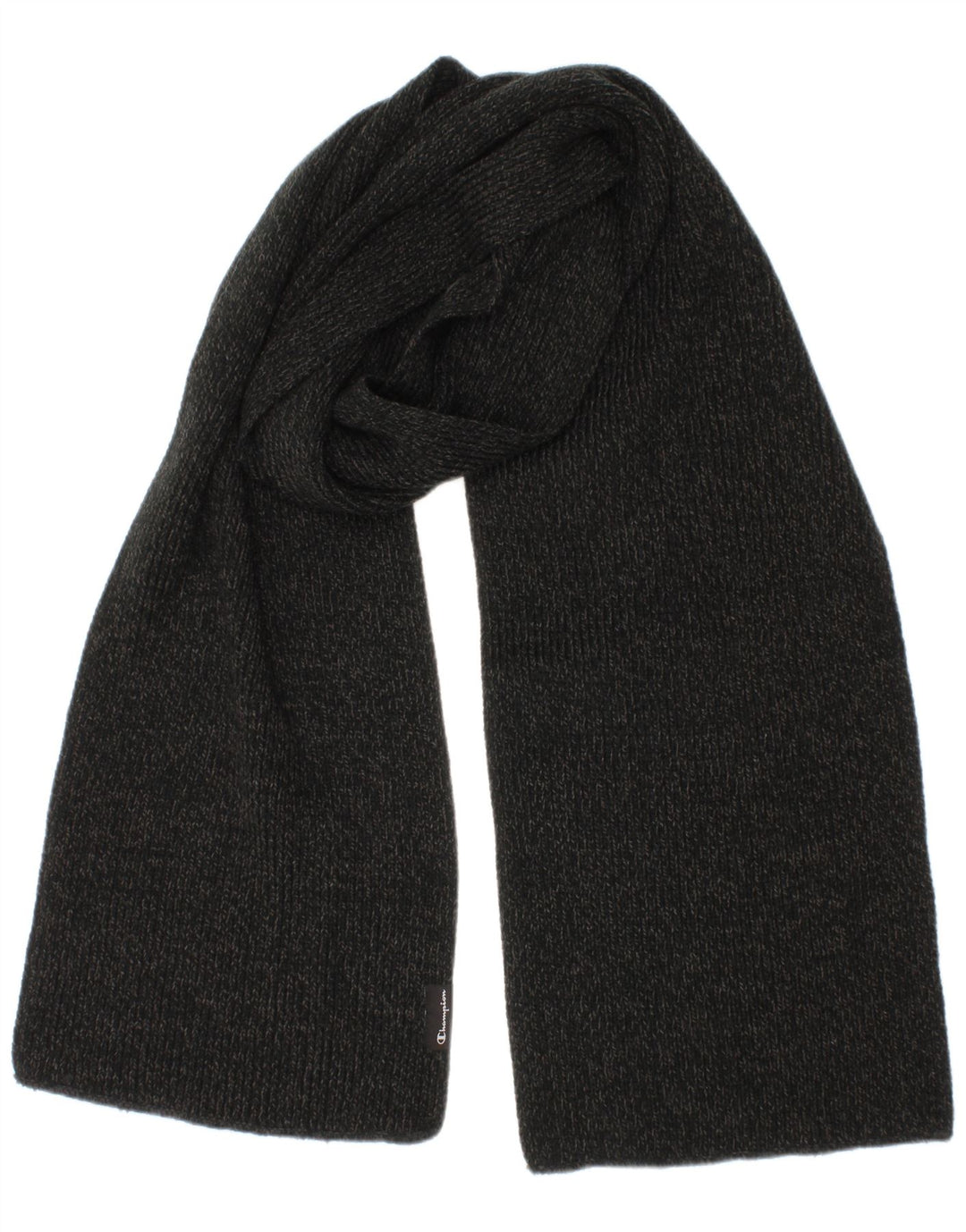 Champion Bufanda rectangular de punto para hombre, talla única, acrílico gris