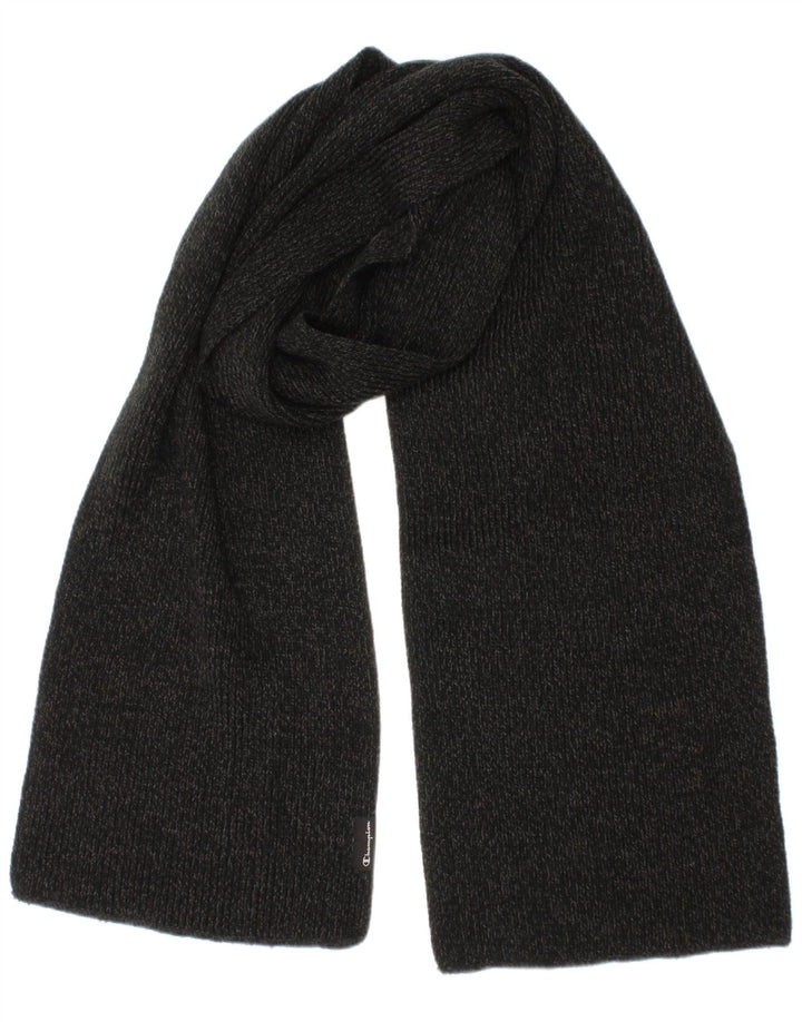 Champion Bufanda rectangular de punto para hombre, talla única, acrílico gris