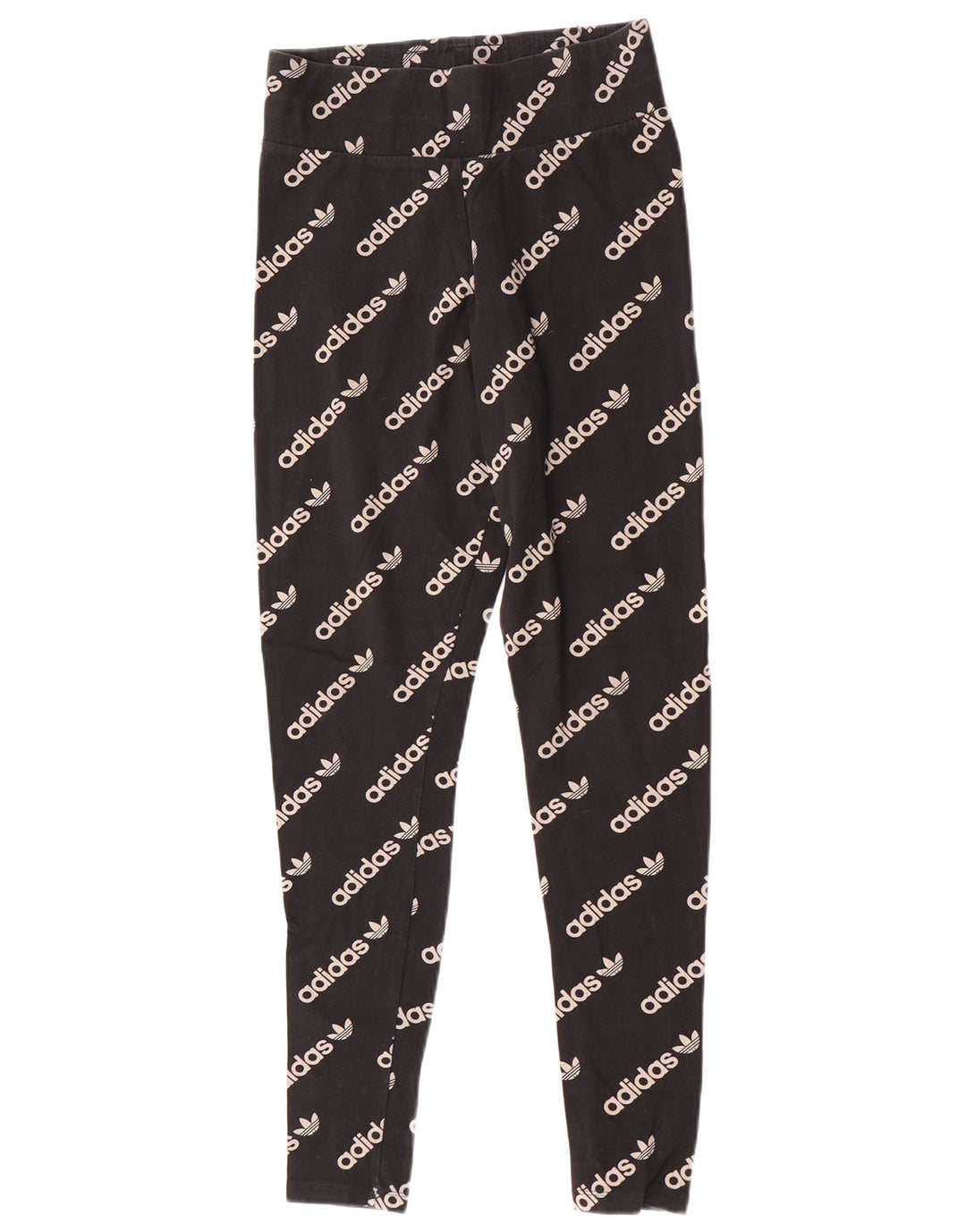 Adidas Leggings gráficos para mujer Reino Unido 12 Algodón negro mediano