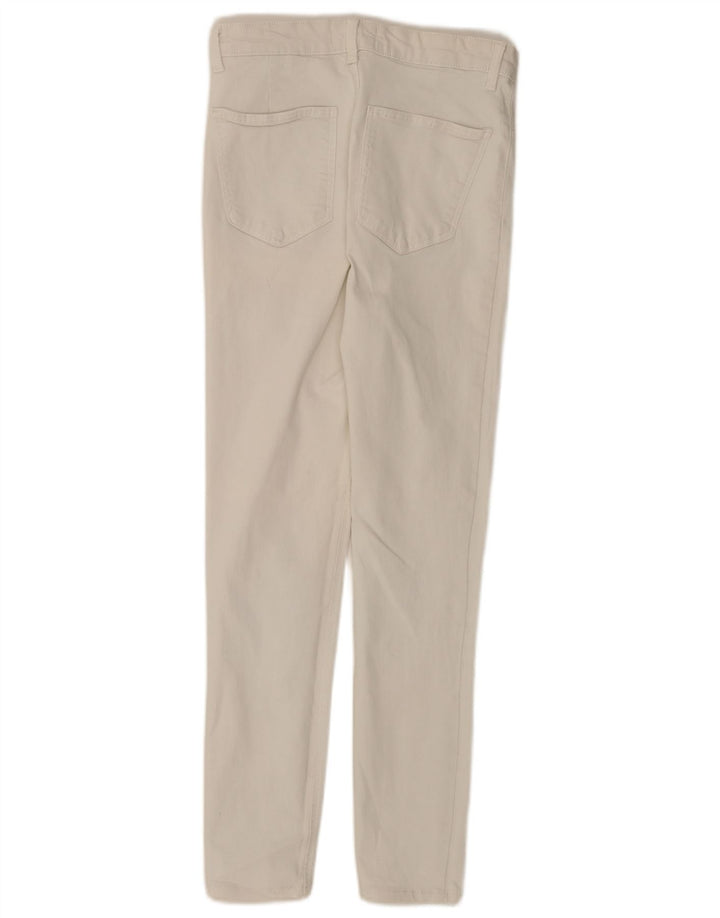 Zara Jeans Jegging para Mujer EU 38 Small W28 L28 Blanco