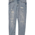 Zara Mens desgastados Slim Jeans UE 42 Grande W32 L28 Azul