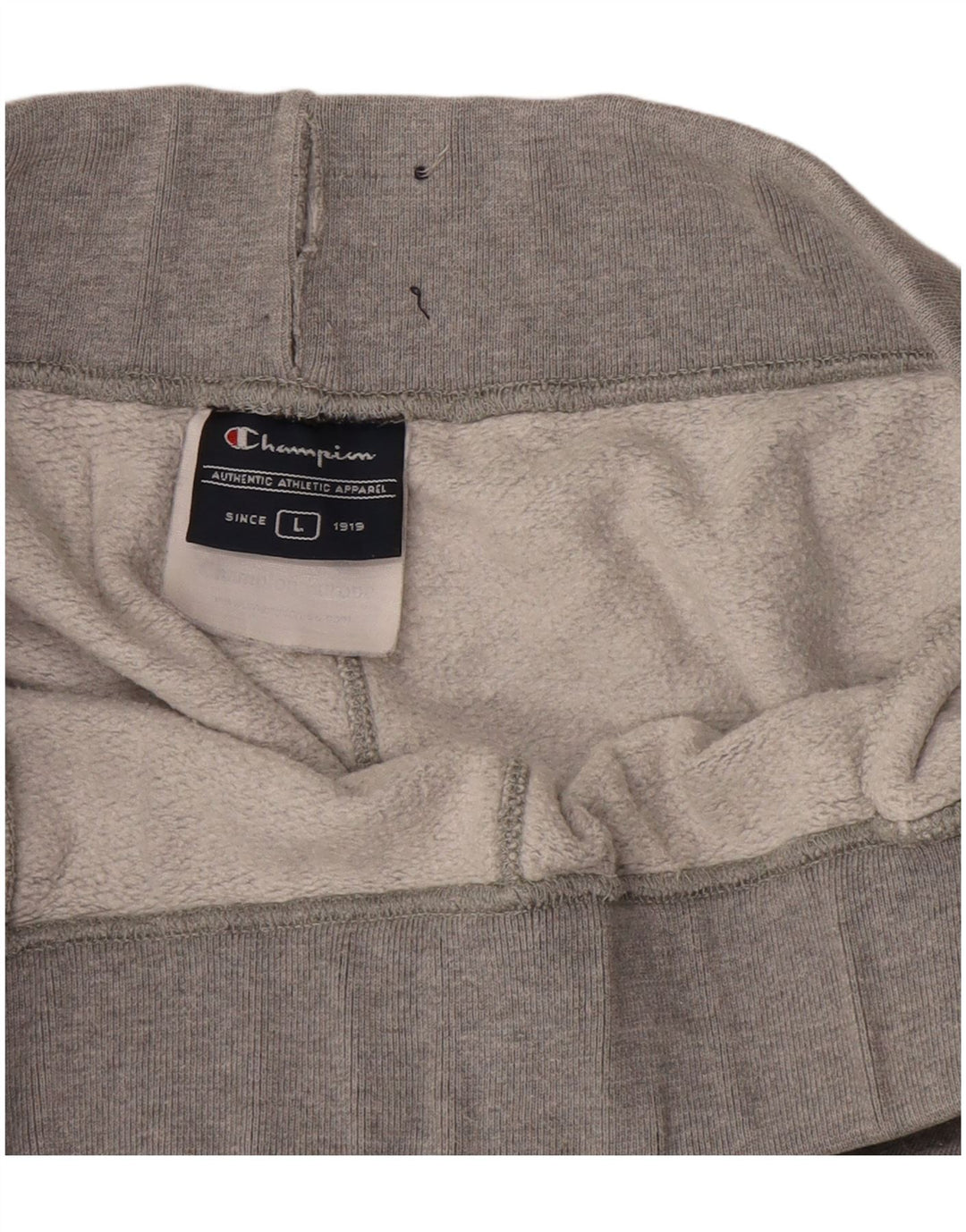Champion Pantalones cortos deportivos para hombre de algodón moteado gris grande