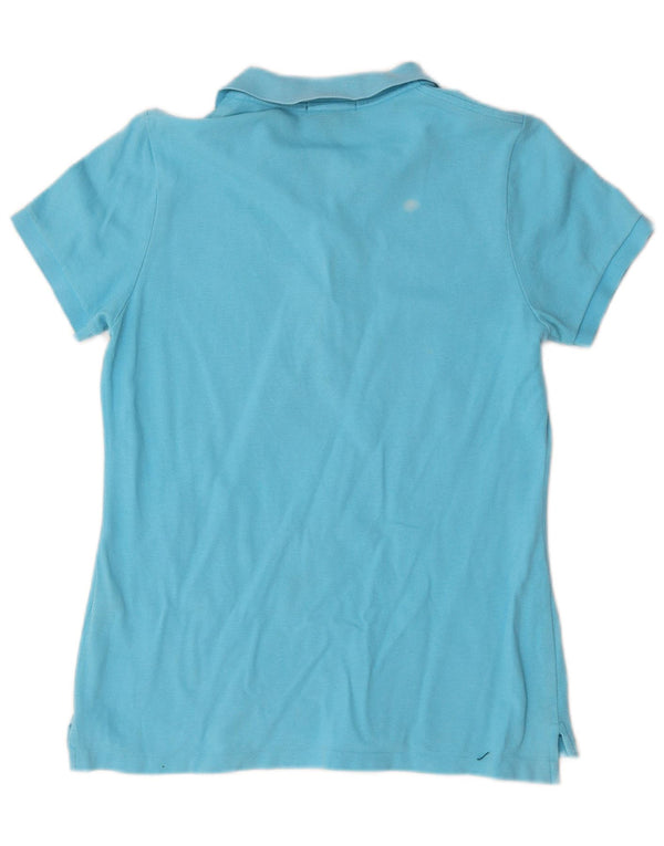 Ralph Lauren Polo ajustado para mujer Reino Unido 14 Algodón azul grande