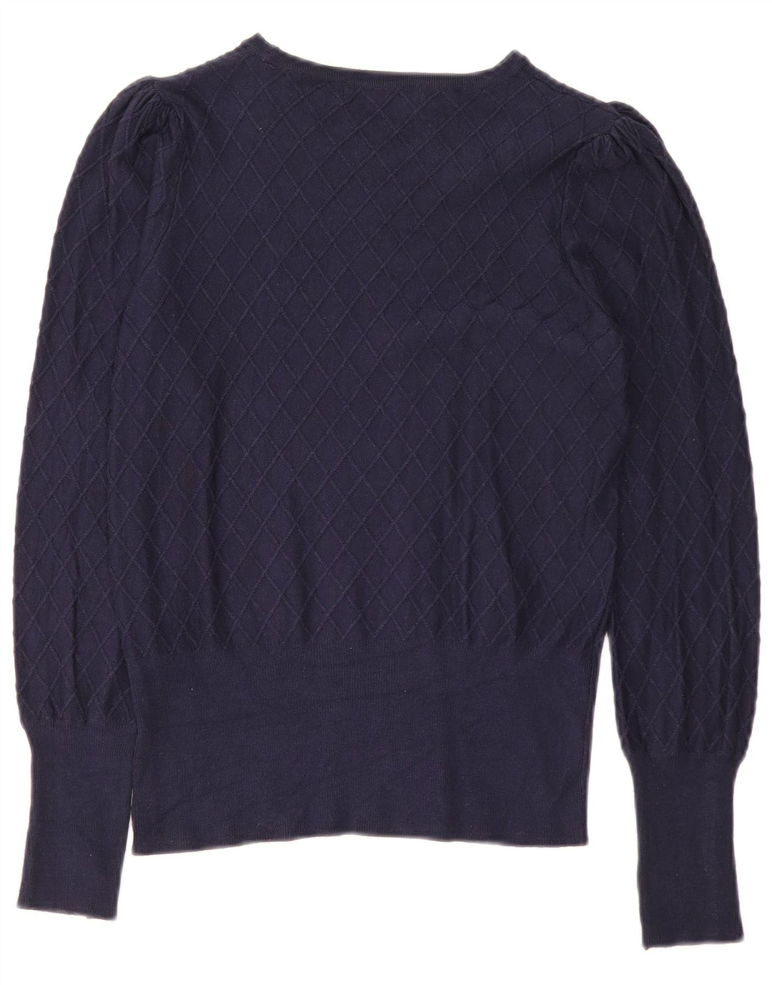 Marks & Spencer Jersey con Cuello Barco para Mujer UK 8 Small Azul Marino