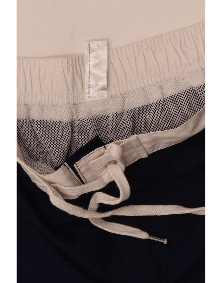 Fila Bañador con gráfico para hombre, talla grande, poliéster azul marino