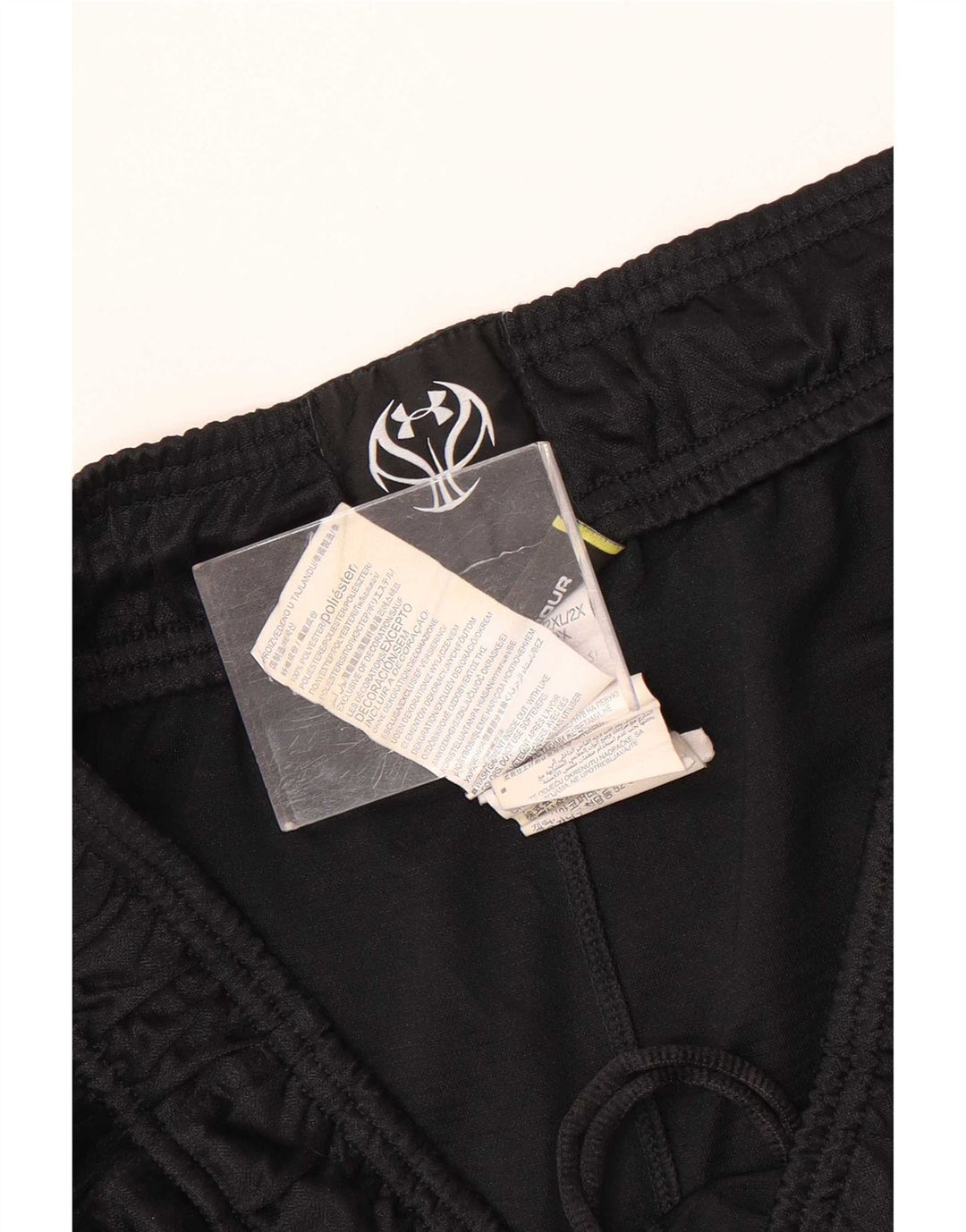 Under Armour Pantalones cortos deportivos gráficos para hombre 2XL Poliéster negro