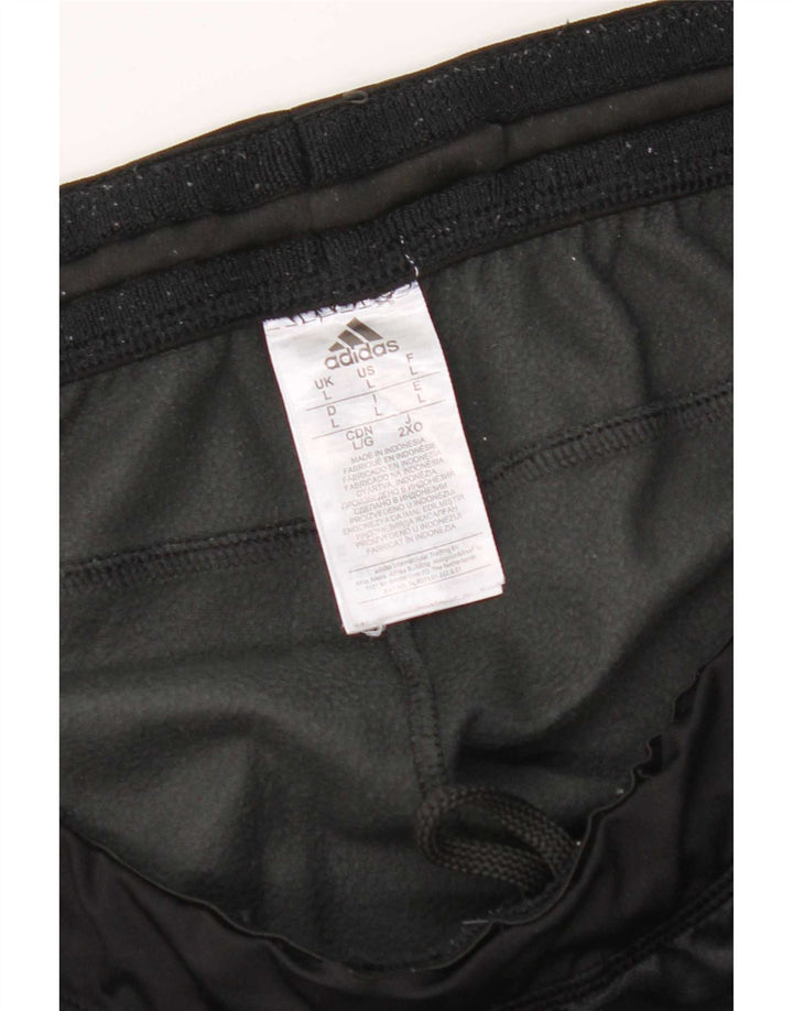 Adidas Hombre Climawarm Pantalones De Chándal Grande Negro Poliéster