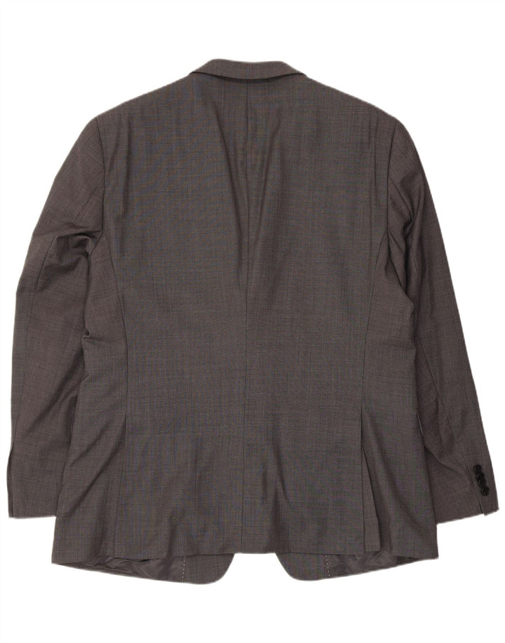 Tommy Hilfiger Chaqueta tipo blazer de 2 botones para hombre UK 38 Lana gris medio