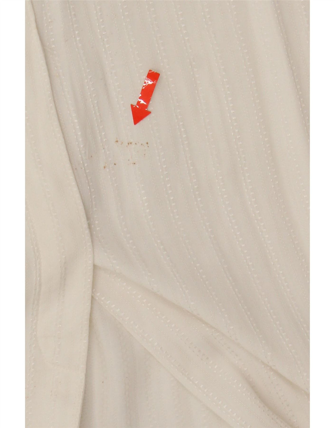 BENETTON Womens Shirt Dress IT 46 Large White Viscose Vintage Benetton and Second-Hand Benetton from Messina Hembry 